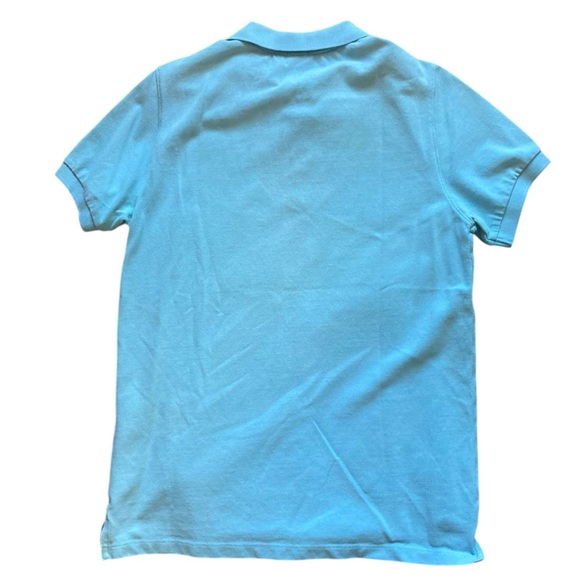 J Lindeberg Cotton Pique Slim Polo Sky Blue - Picture 3 of 6